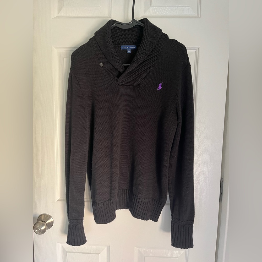 Ralph Lauren collar shawl sweater